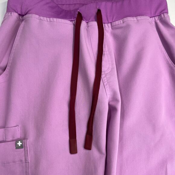 Figs Scrub Set Dusk Kade Skinny Joggers XSP Casma Slim Top XS Limited Edition - Picture 12 of 16